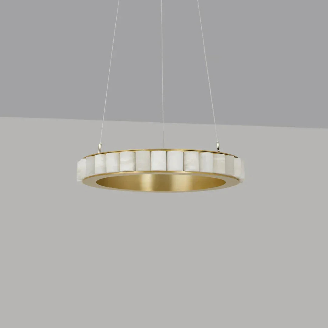 Alabaster Avalon Ring Chandelier
