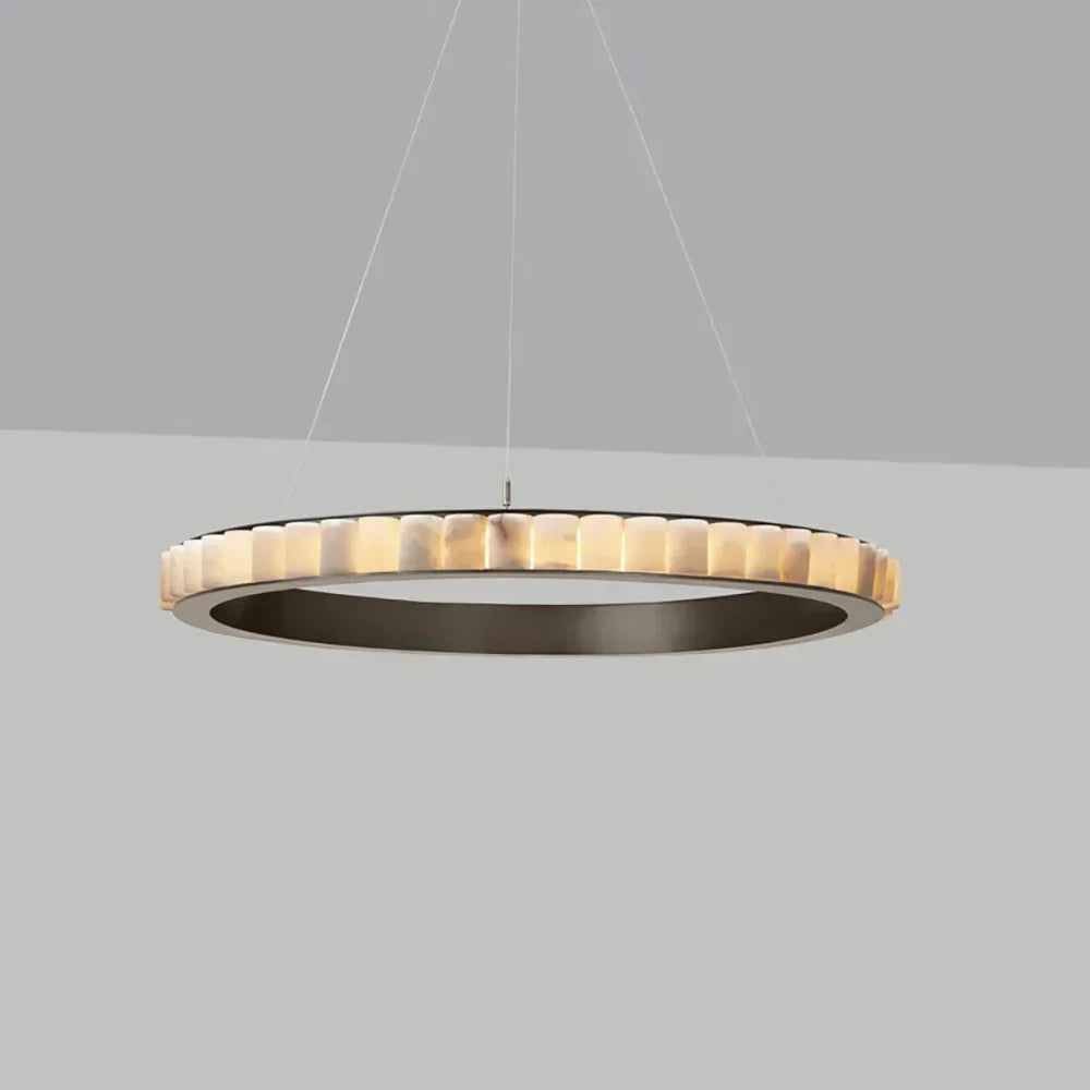 Alabaster Avalon Ring Chandelier
