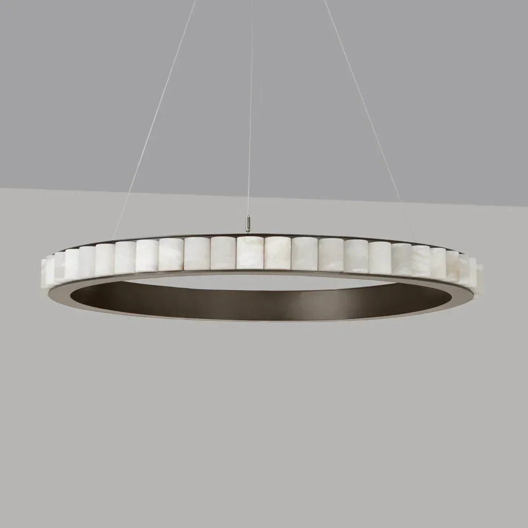 Alabaster Avalon Ring Chandelier