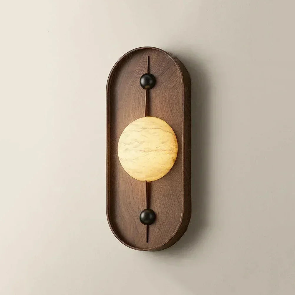 Alabaster Bezel Wall Lamp