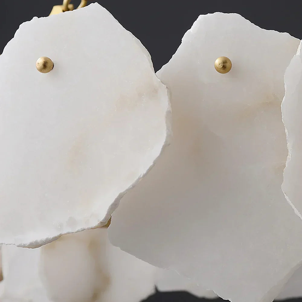 Alabaster Burton Round Chandelier