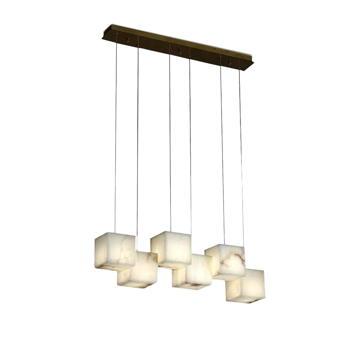 Alabaster Box Chandelier