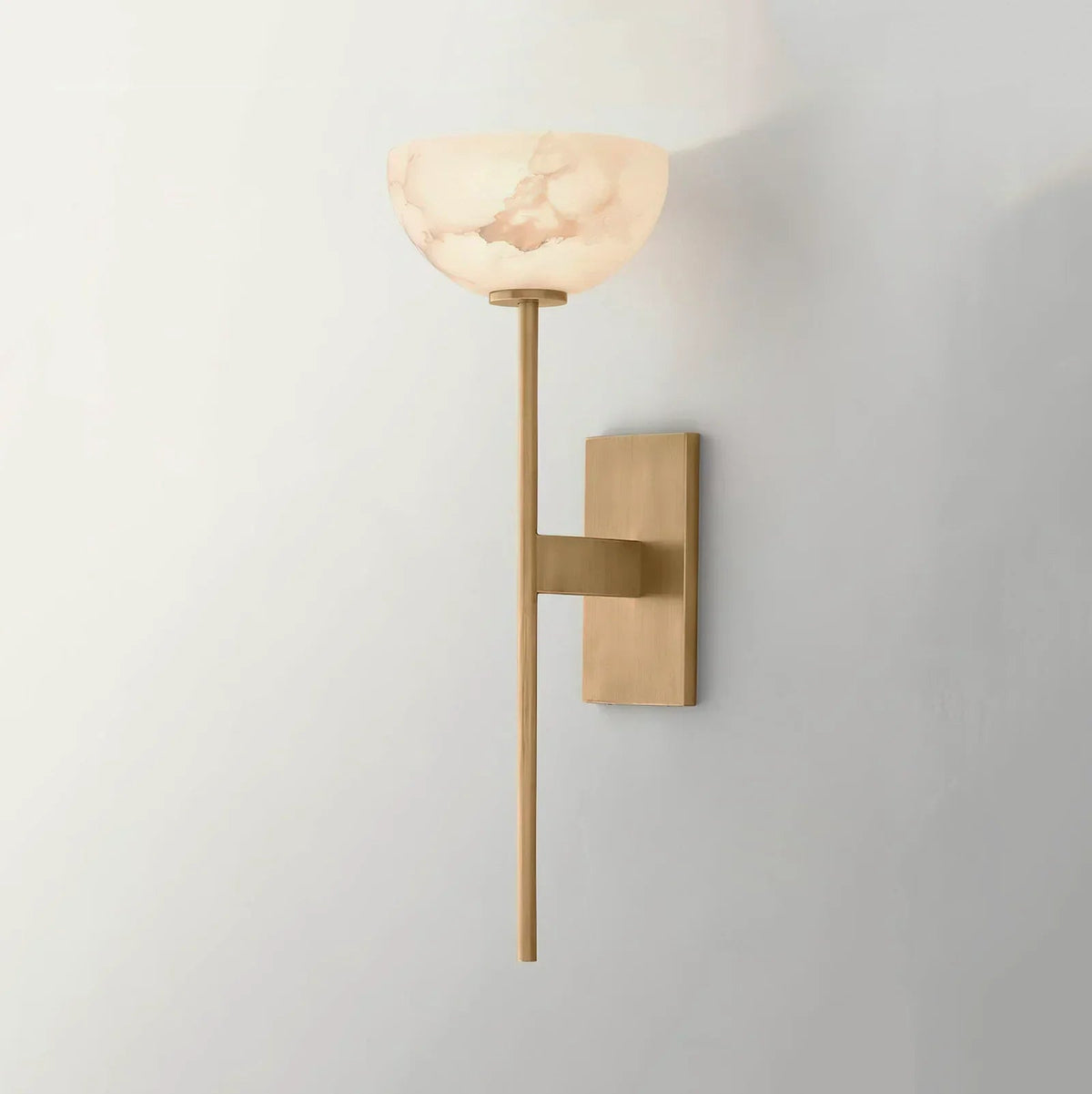 Alabaster Cup Wall Lamp