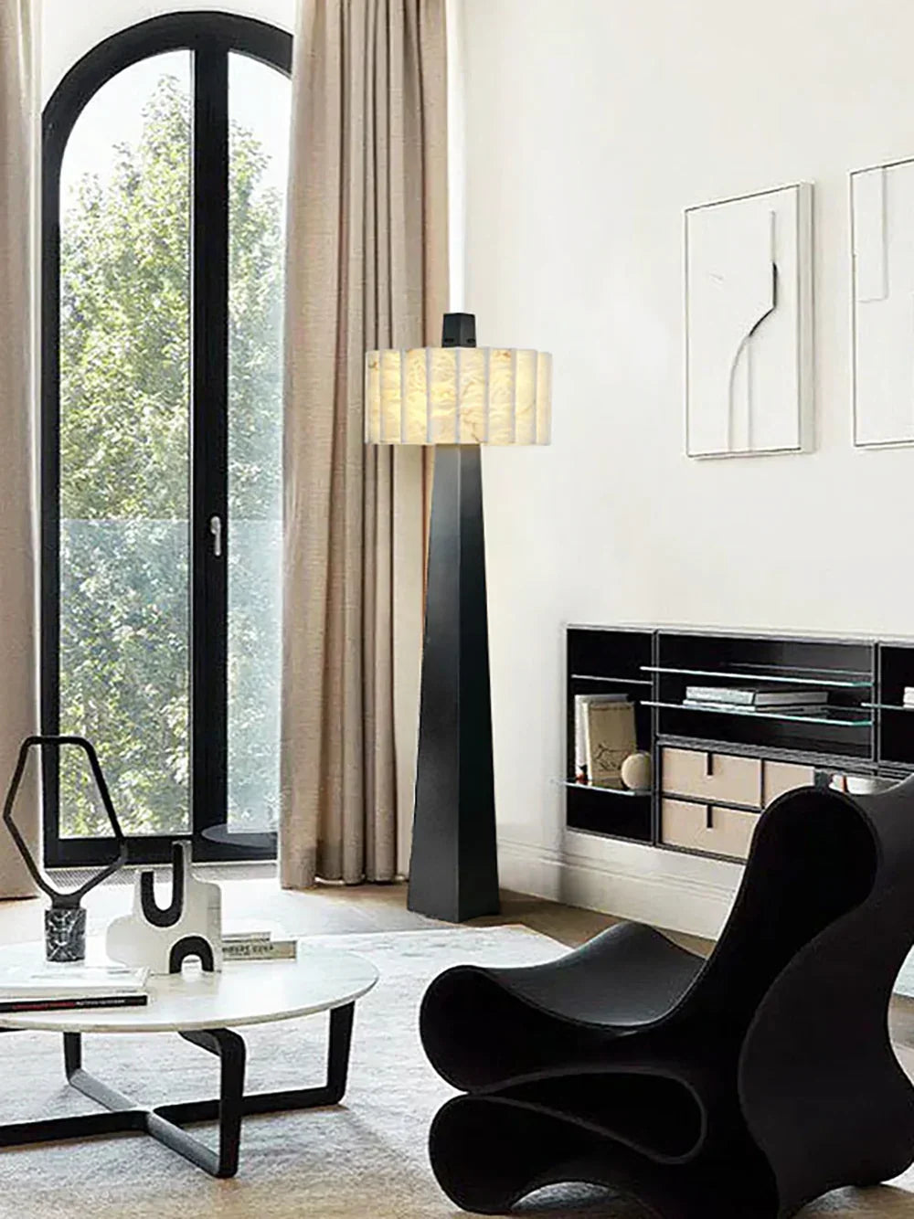 Alabaster Grandeur Floor Lamp
