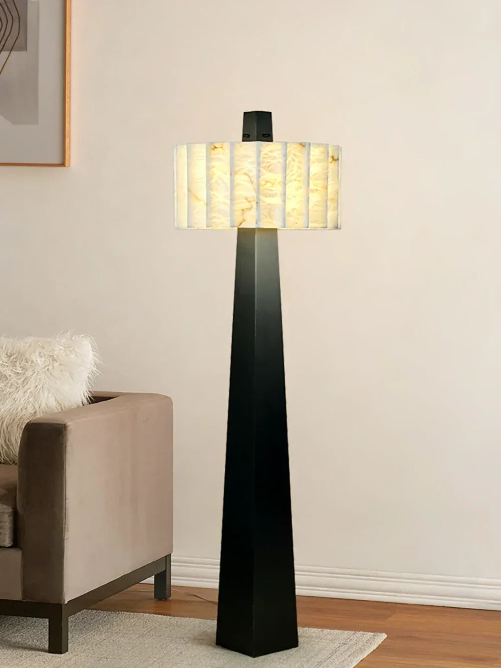 Alabaster Grandeur Floor Lamp