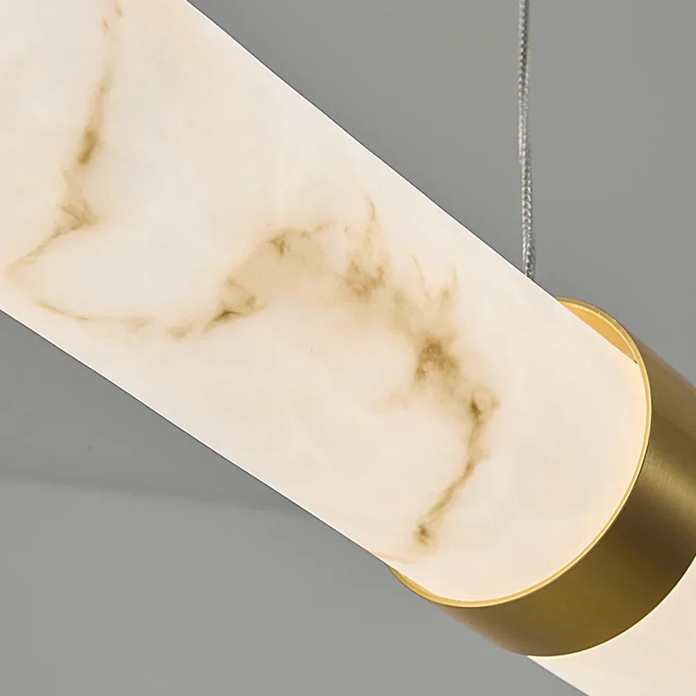 Alabaster Linear Pendant Light