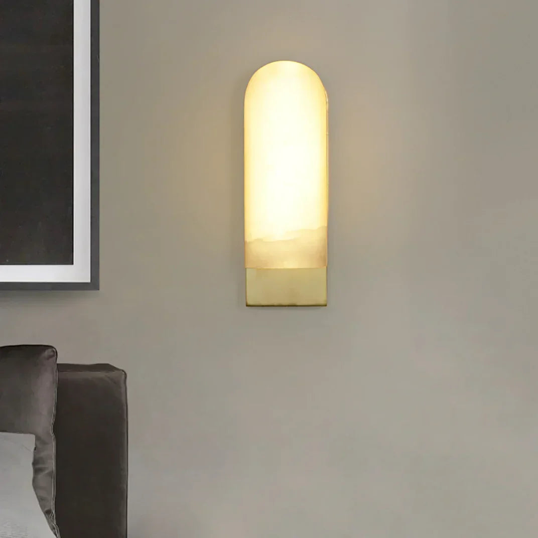 Alabaster Long Strip Wall Lamp