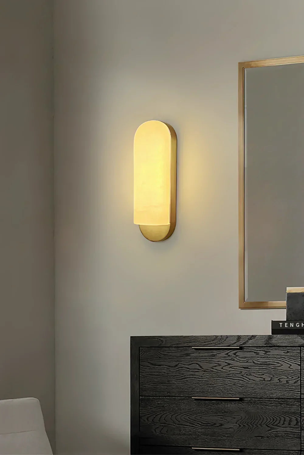 Alabaster Long Strip Wall Lamp