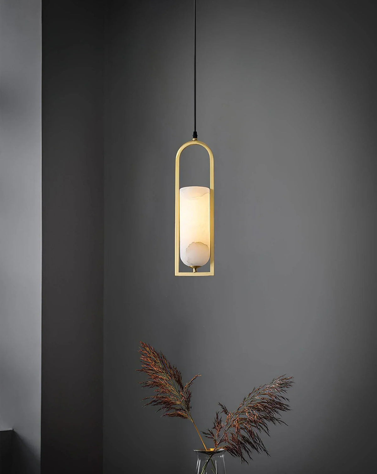 Alabaster Melange Small Pendant Light
