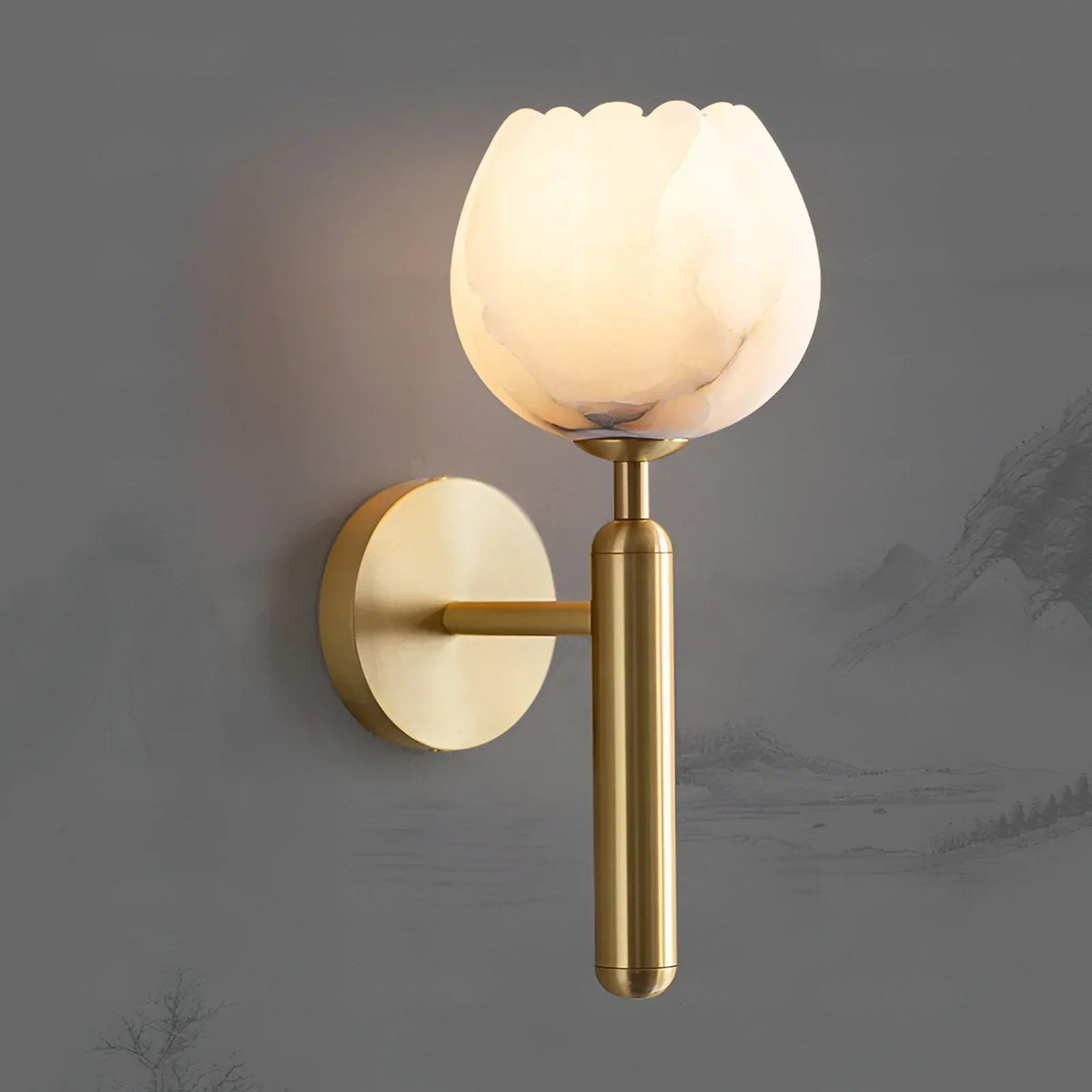 Alabaster Mian Wall Lamp
