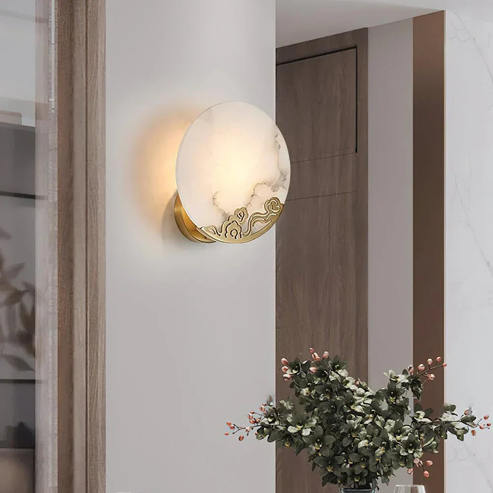 Alabaster Modern Ando Wall Lamp
