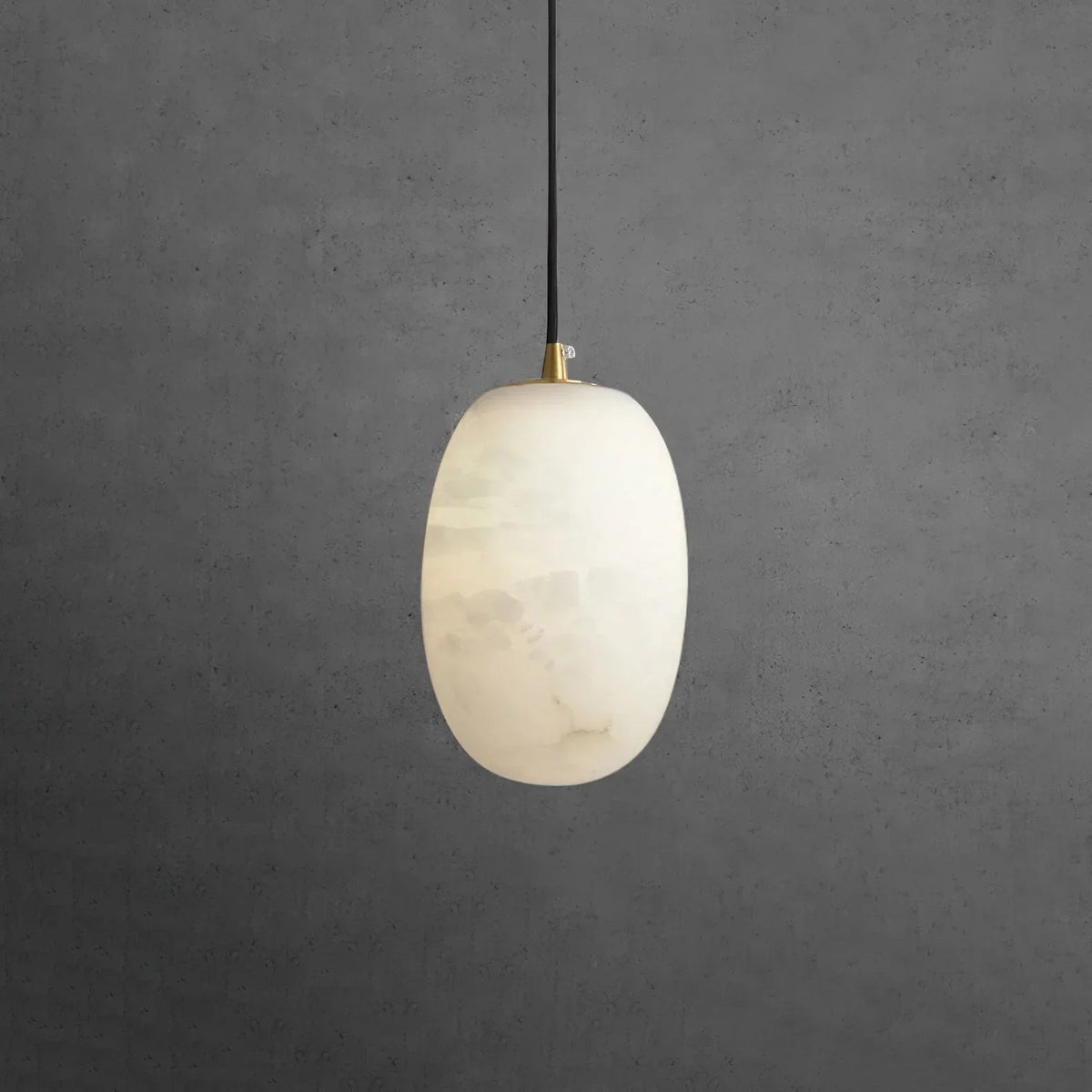 Alabaster Modern Pebble Pendant Lamp