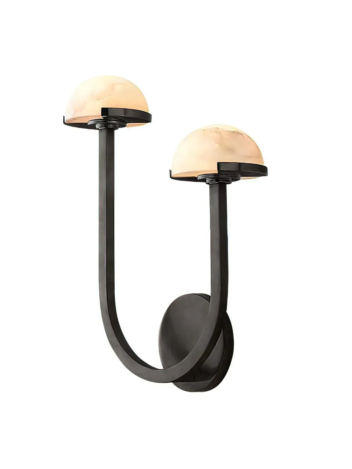 Alabaster Mushroom Wall Lamp