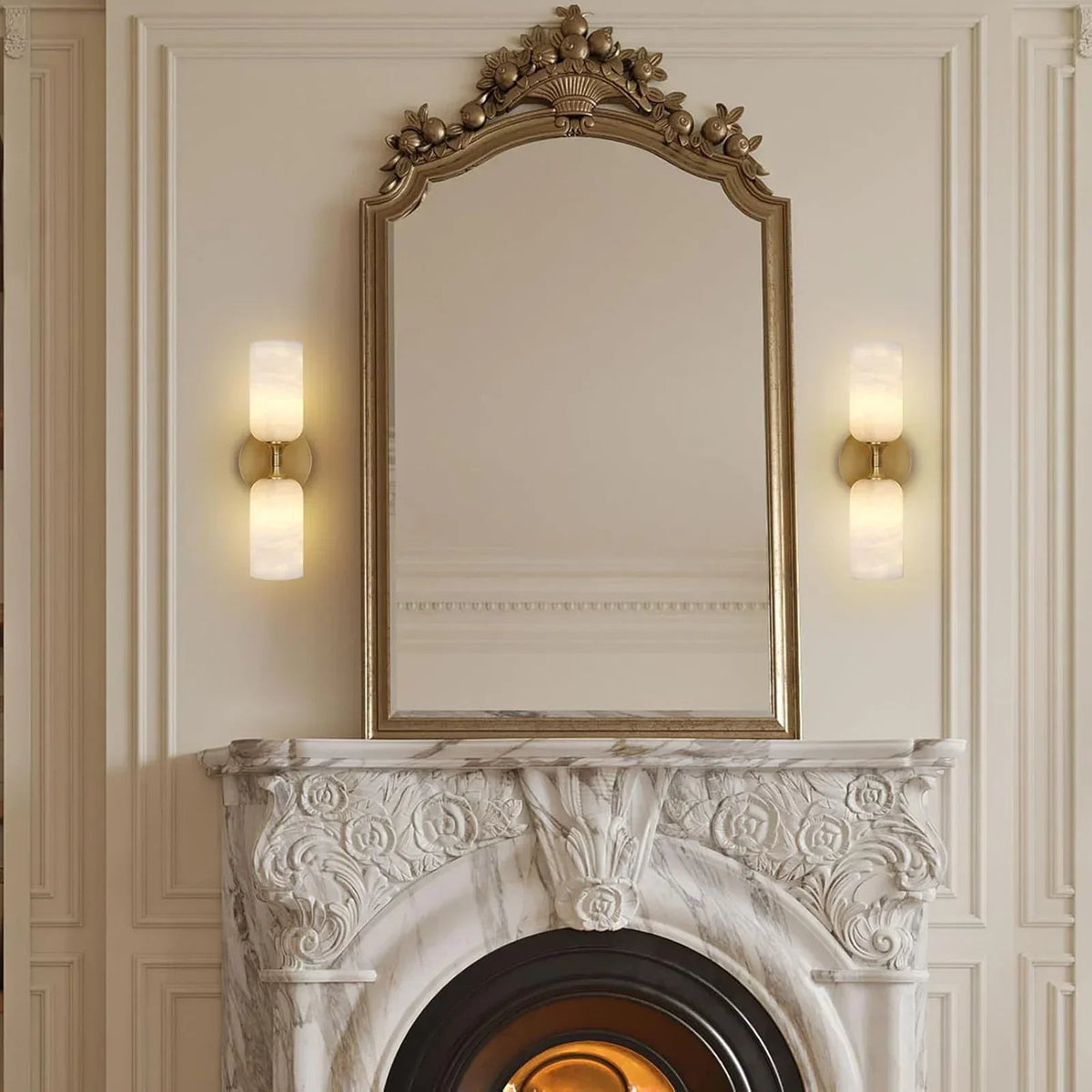 Alabaster Monty Linear Wall Sconce
