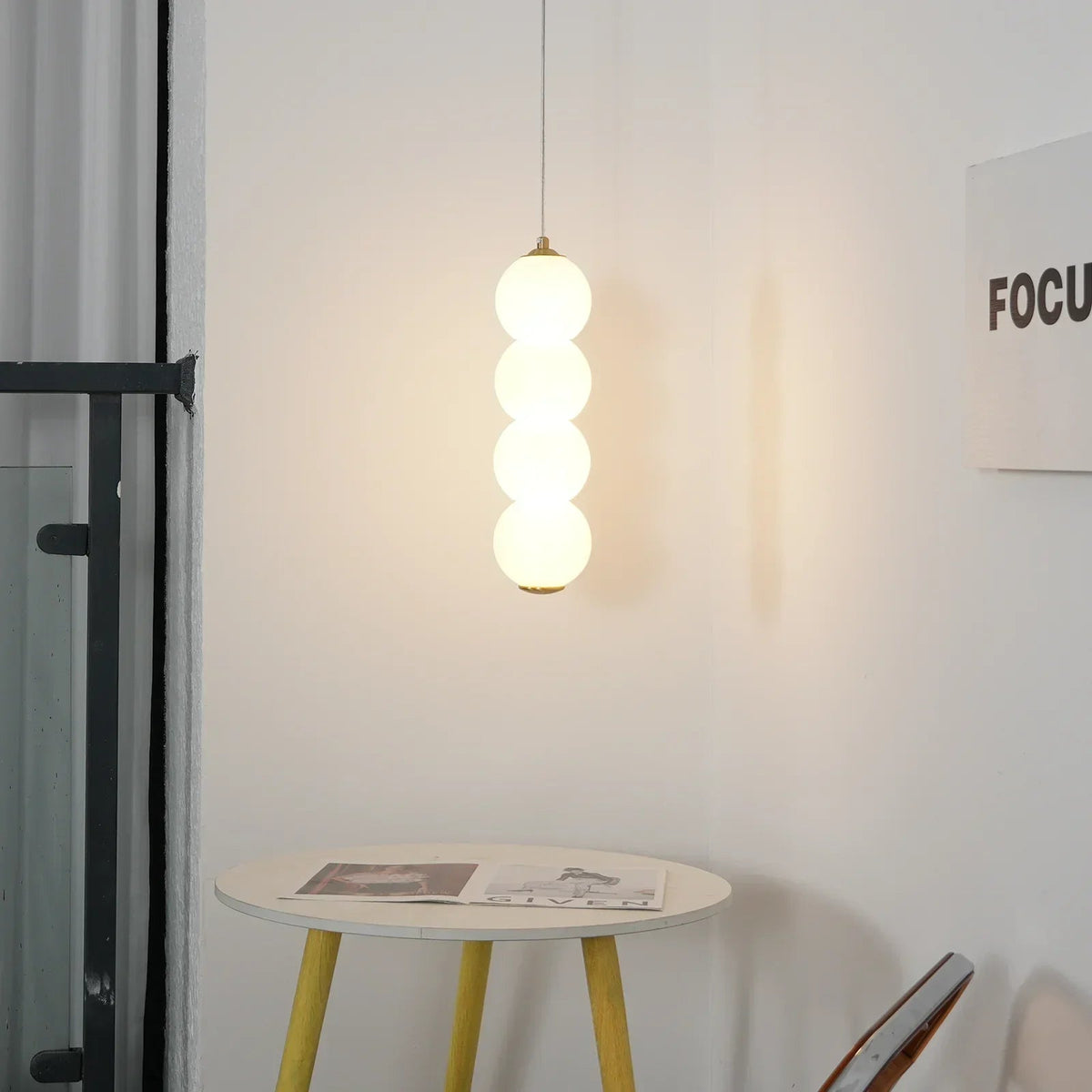 Alabaster Pearl Pendant Light