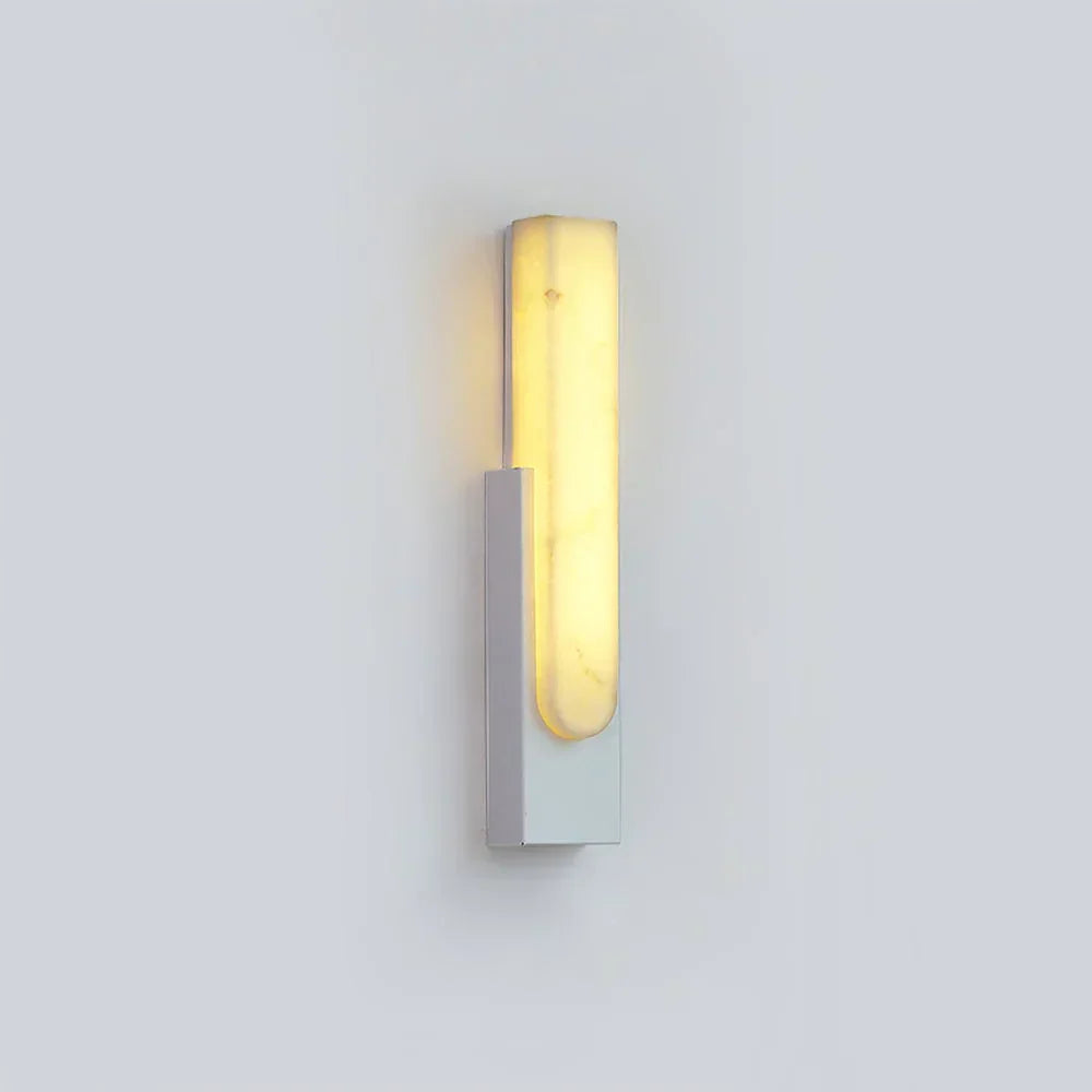 Alabaster Rectangle Wall Sconce