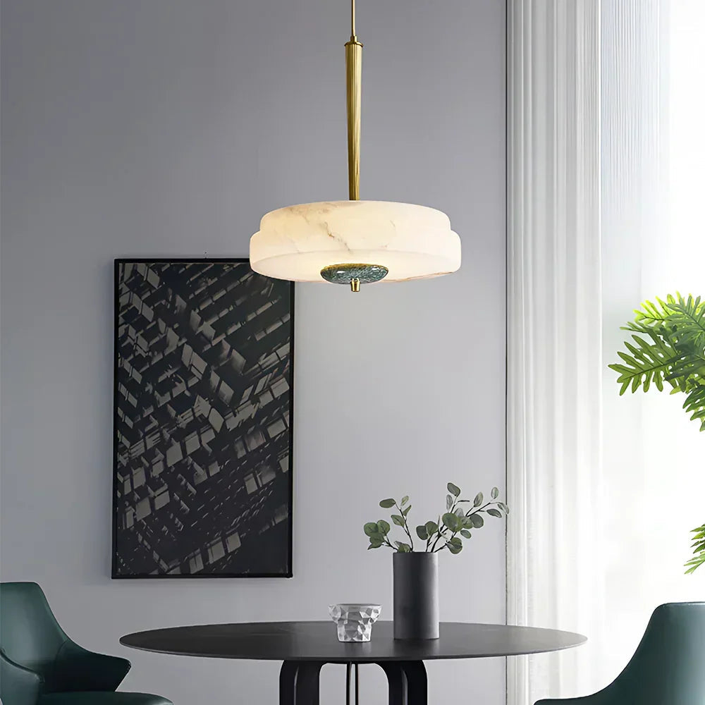 Alabaster Trave Elegant Pendant Lamp