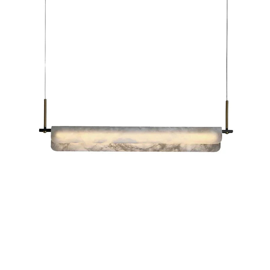 Alabaster Years Linear Pendant Light