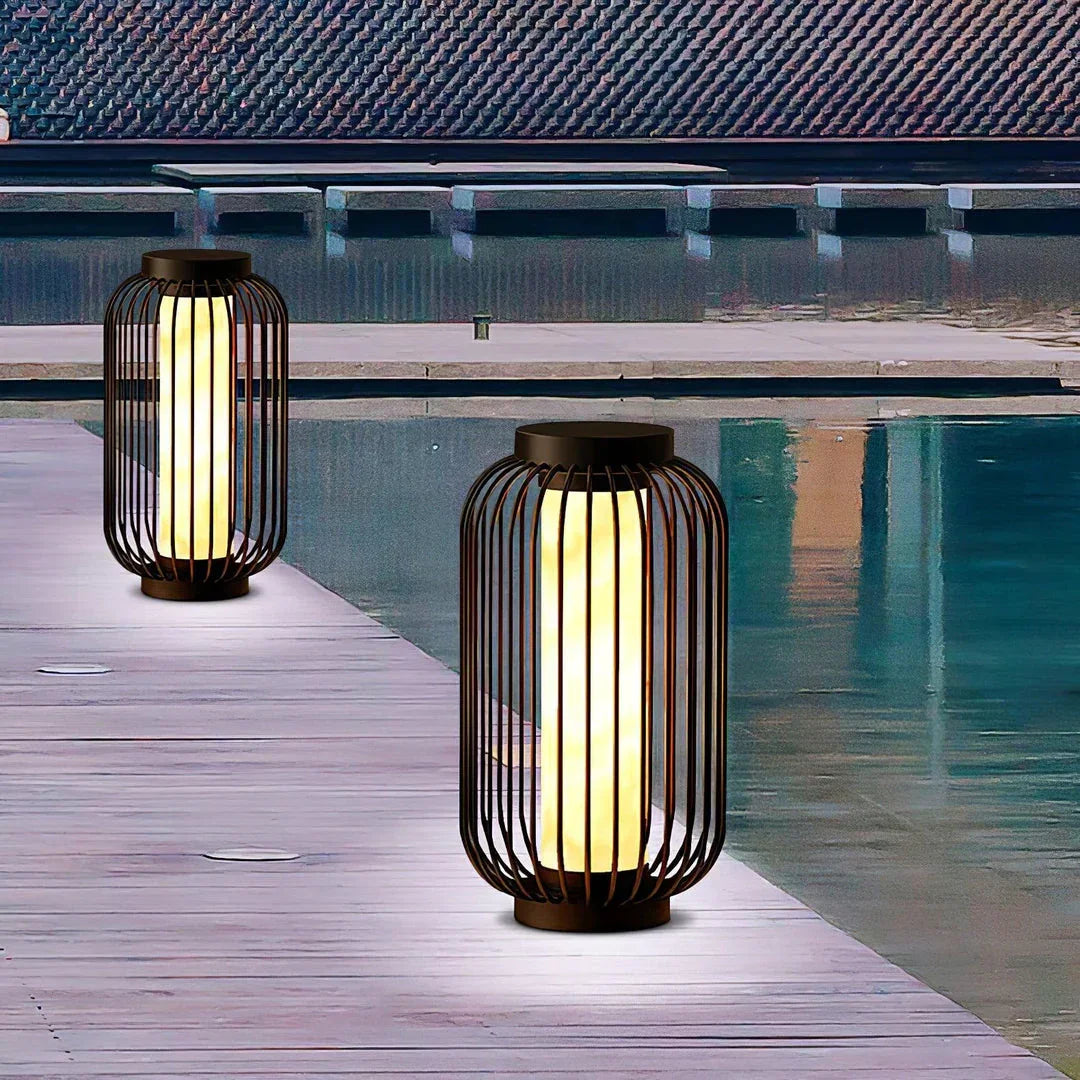 Birdcage Graydon Outdoor Table Lamp