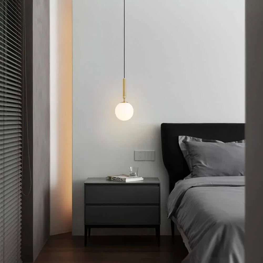 Round Bosso Alabaster Pendant Lamp
