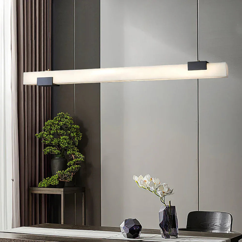 Cary Alabaster Strip Pendant Light
