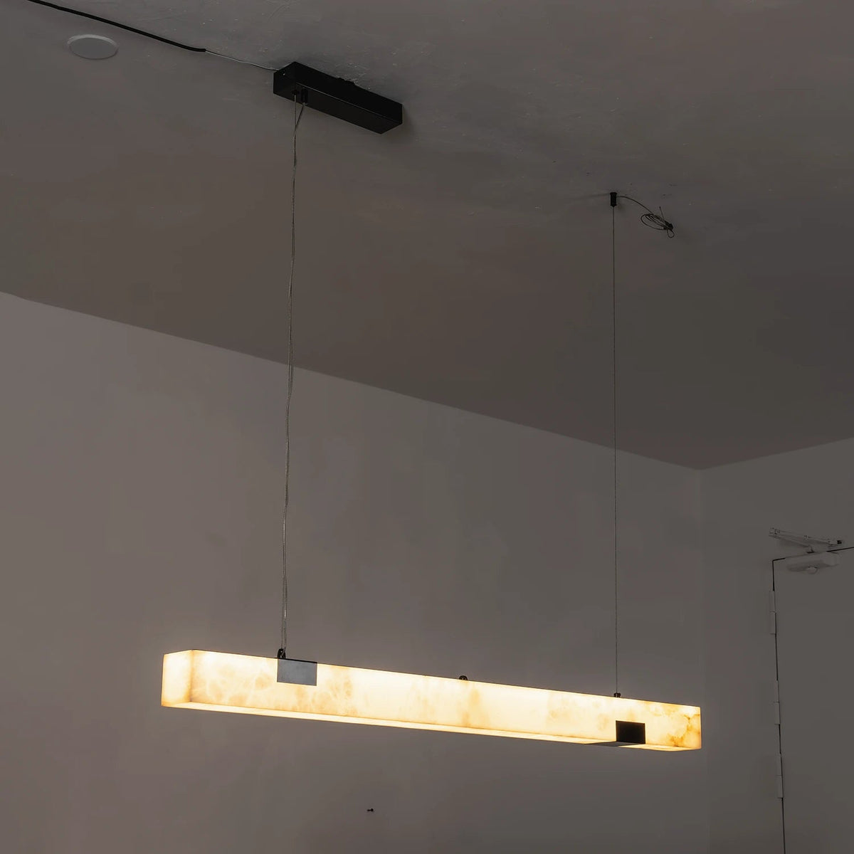 Cary Alabaster Strip Pendant Light