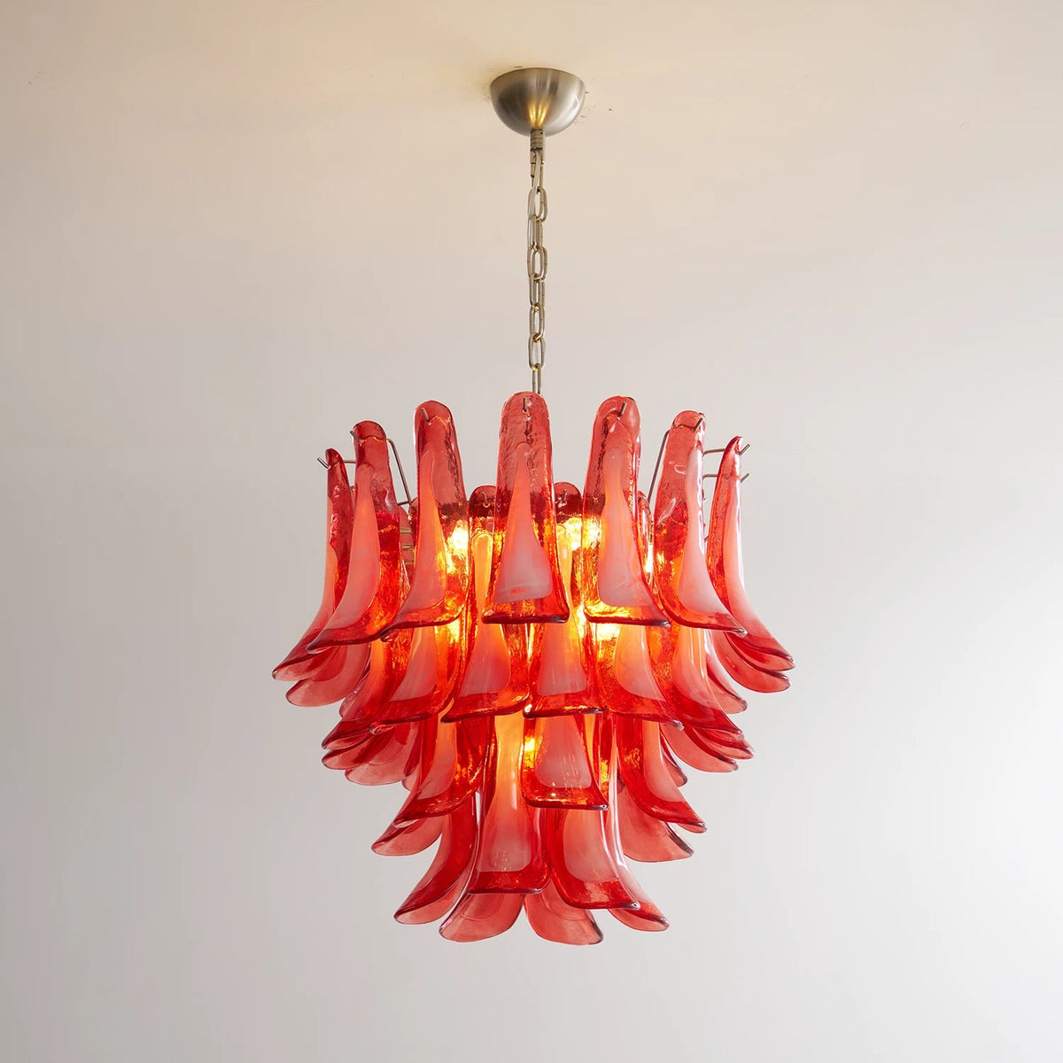 Camellia Glass Petal Chandelier