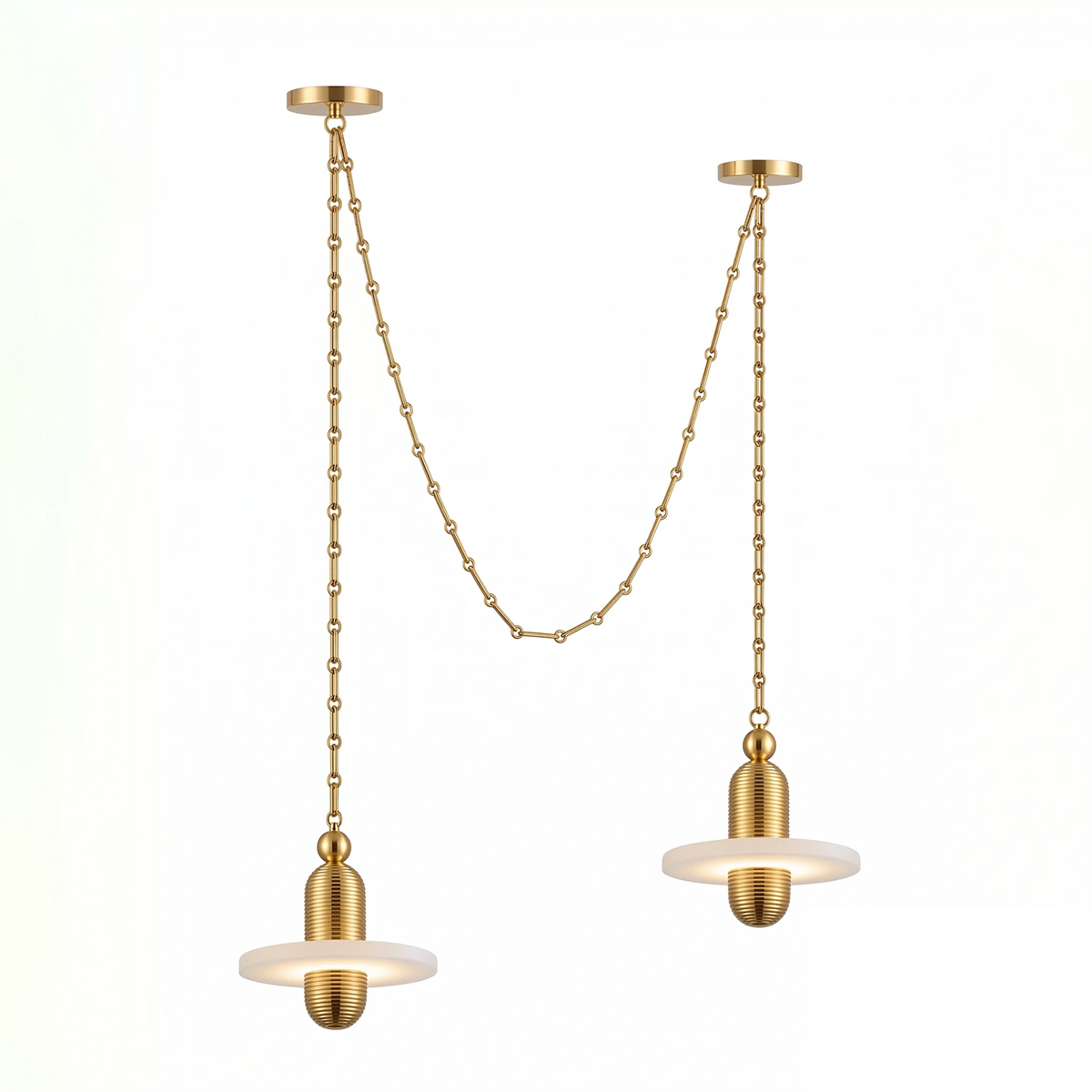 Hollis Ringed Swag Chain Chandelier