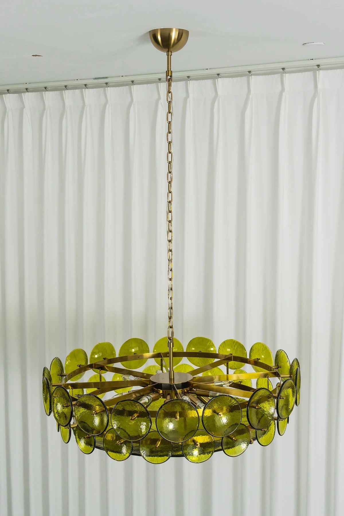 Ivor Tiered Glass Disc Chandelier