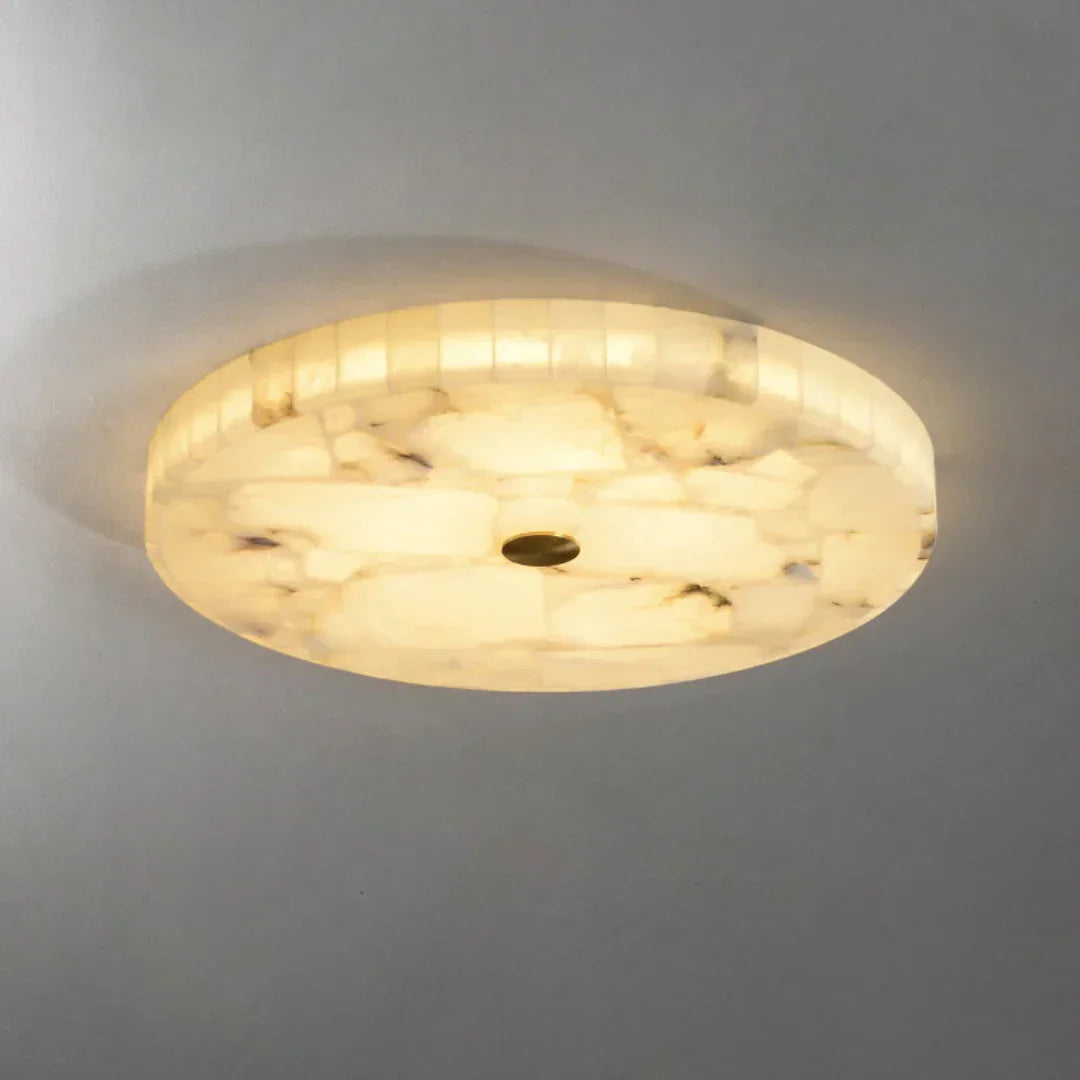 Luminous Alabaster Ceiling Light