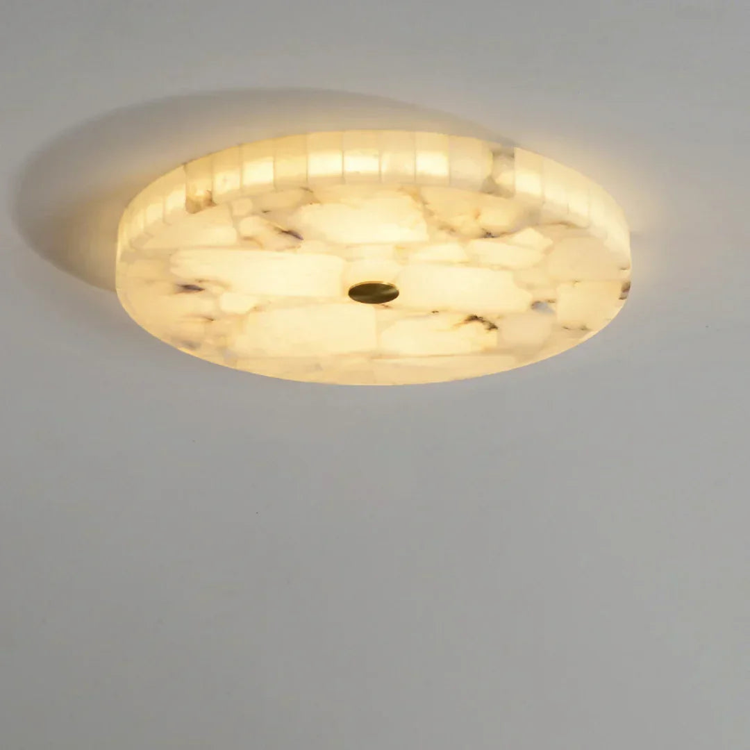 Luminous Alabaster Ceiling Light