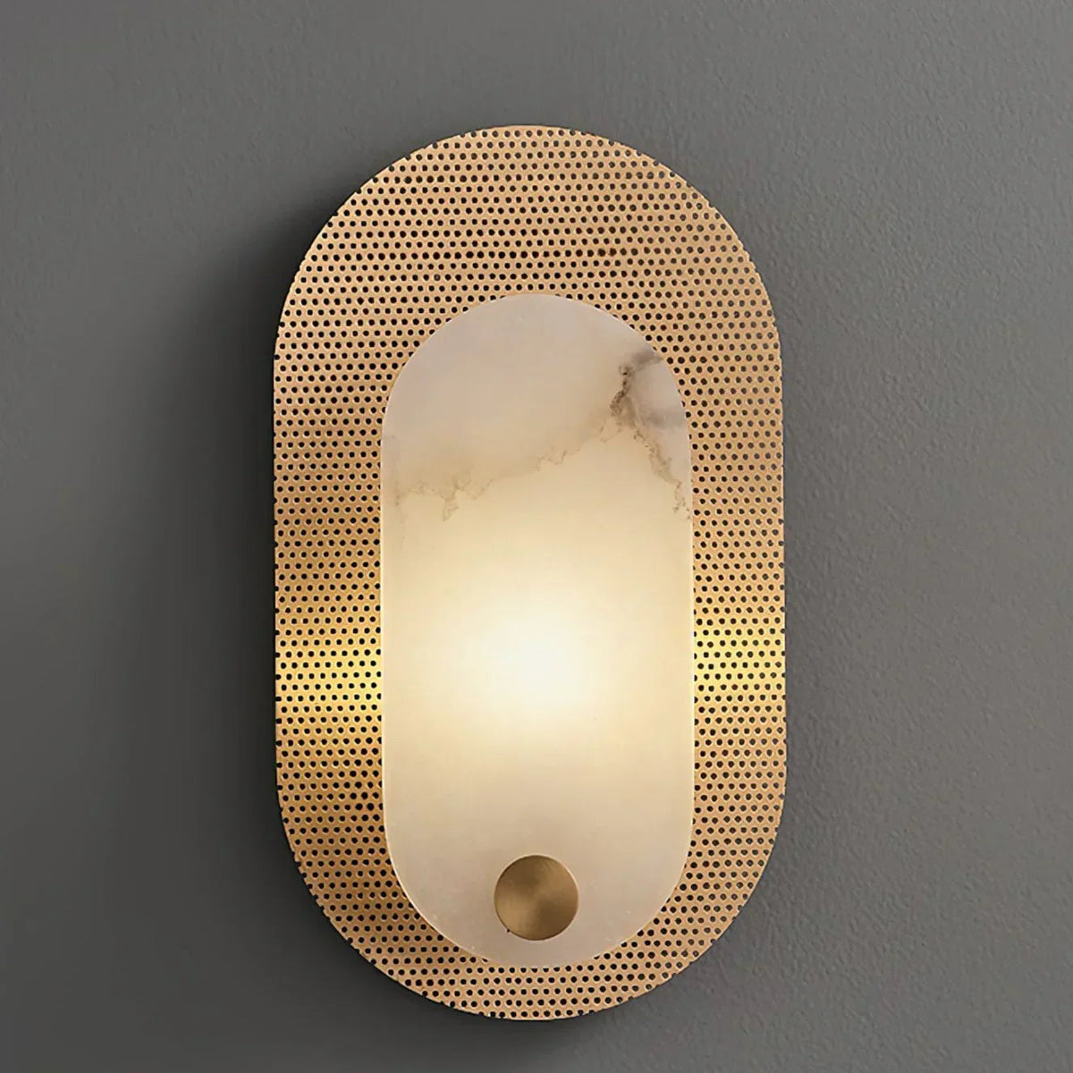 Modern Harlan Alabaster Wall Light