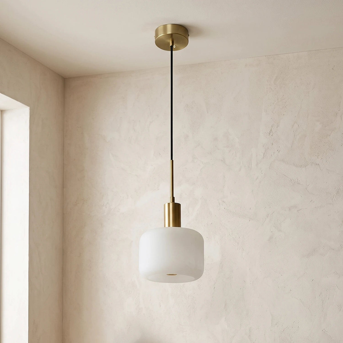 Natural Alabaster Small Pendant Light