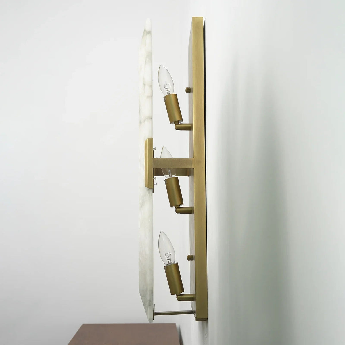 Rectangular Alabaster Wall Lamp