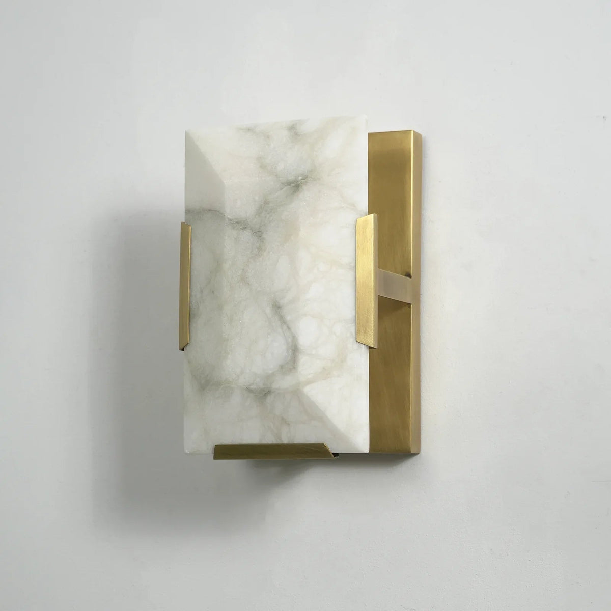 Rectangular Alabaster Wall Lamp