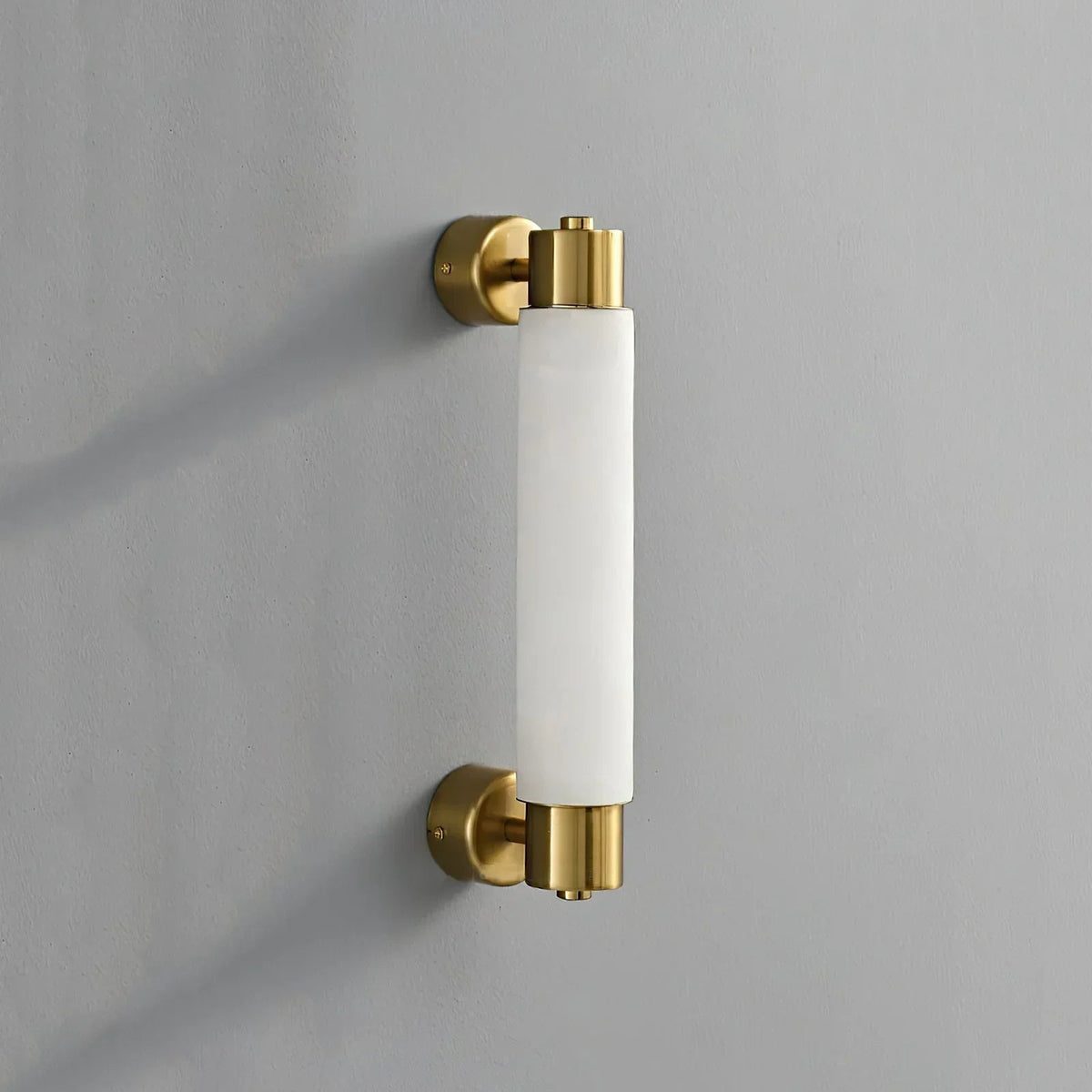 Tube Alabaster Cylinder Wall Lamp