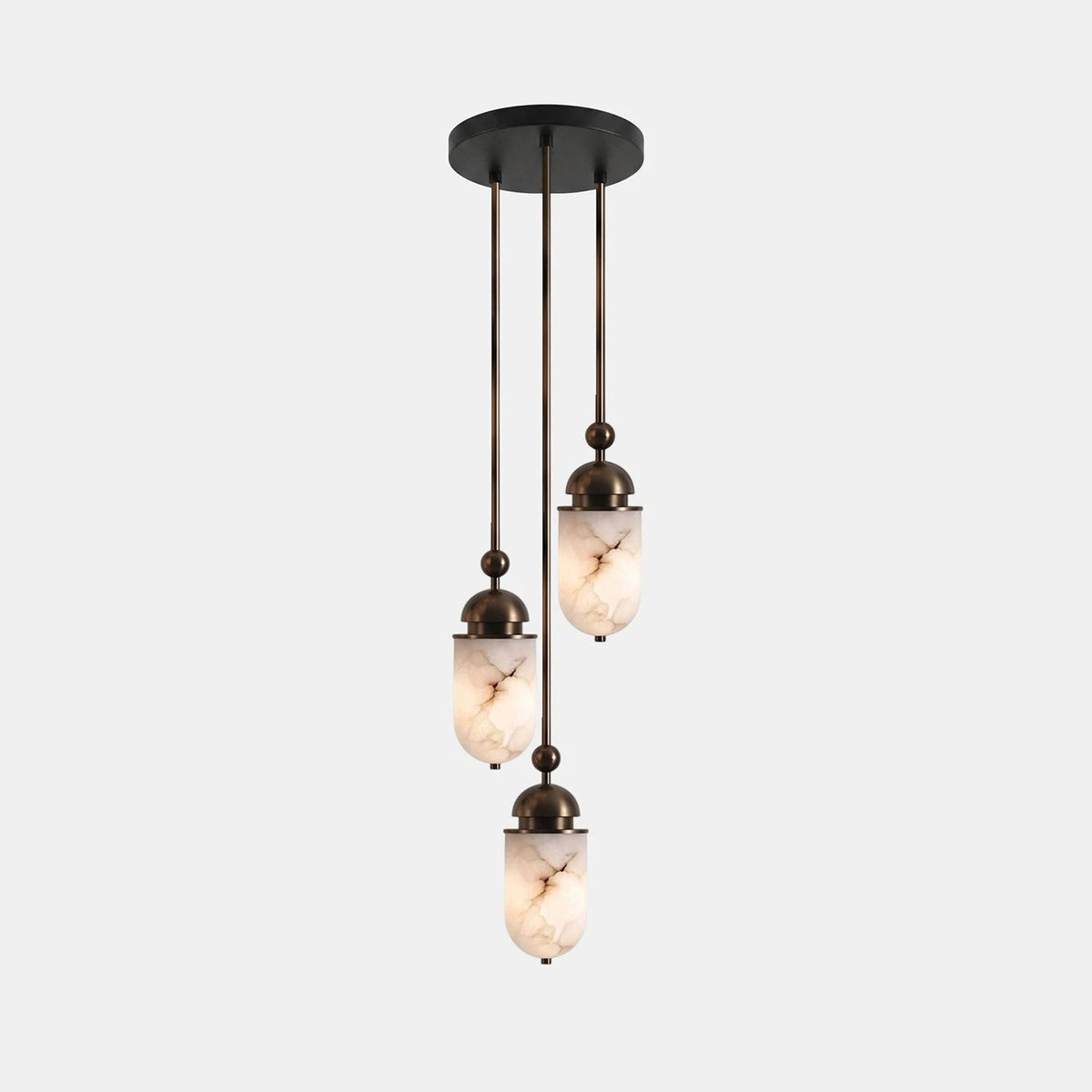 Tamsin Capsule Alabaster Rod Pendant Lamp