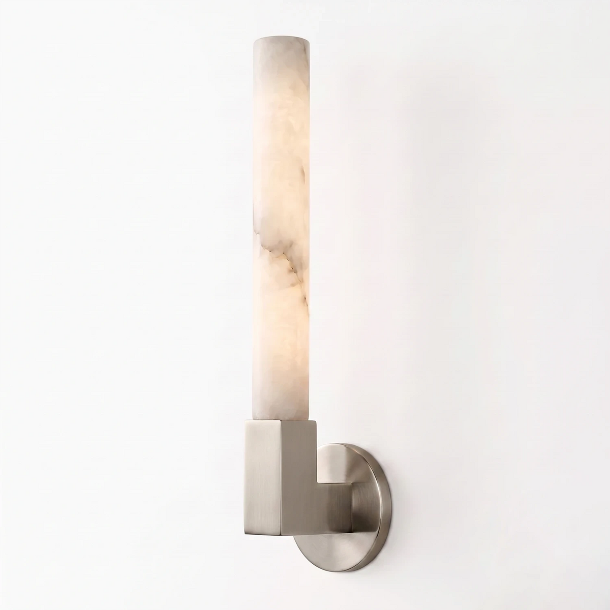 Corvin Alabaster Column Wall Sconce
