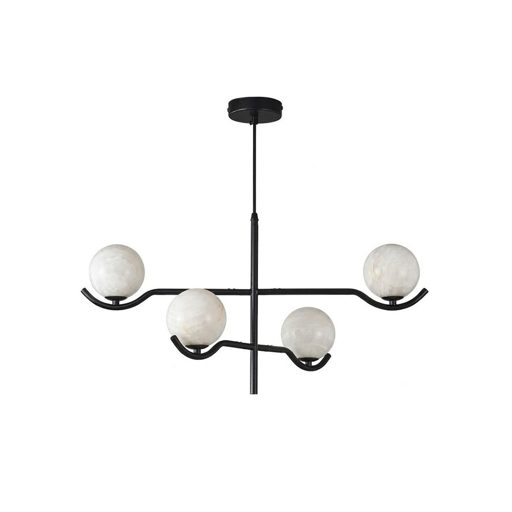 Perrin Crossing Arm Globe Chandelier