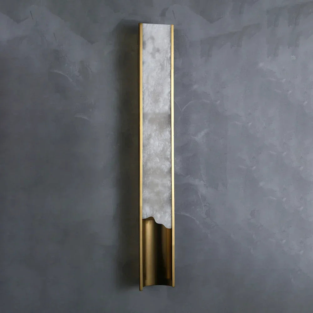 Wave Vein Aurelia Alabaster Wall Light