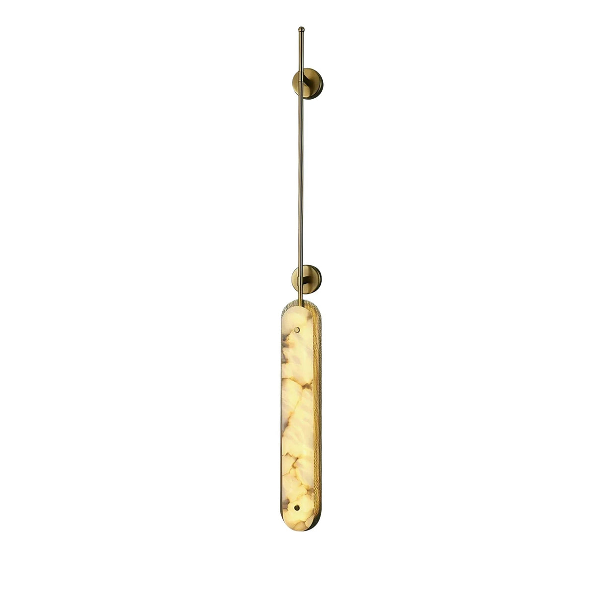 Oval Lysandra Alabaster Wall Sconce