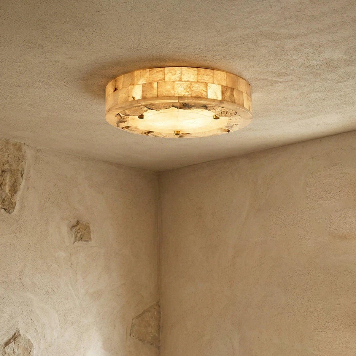 Alabaster Luriel Disk Ceiling Light