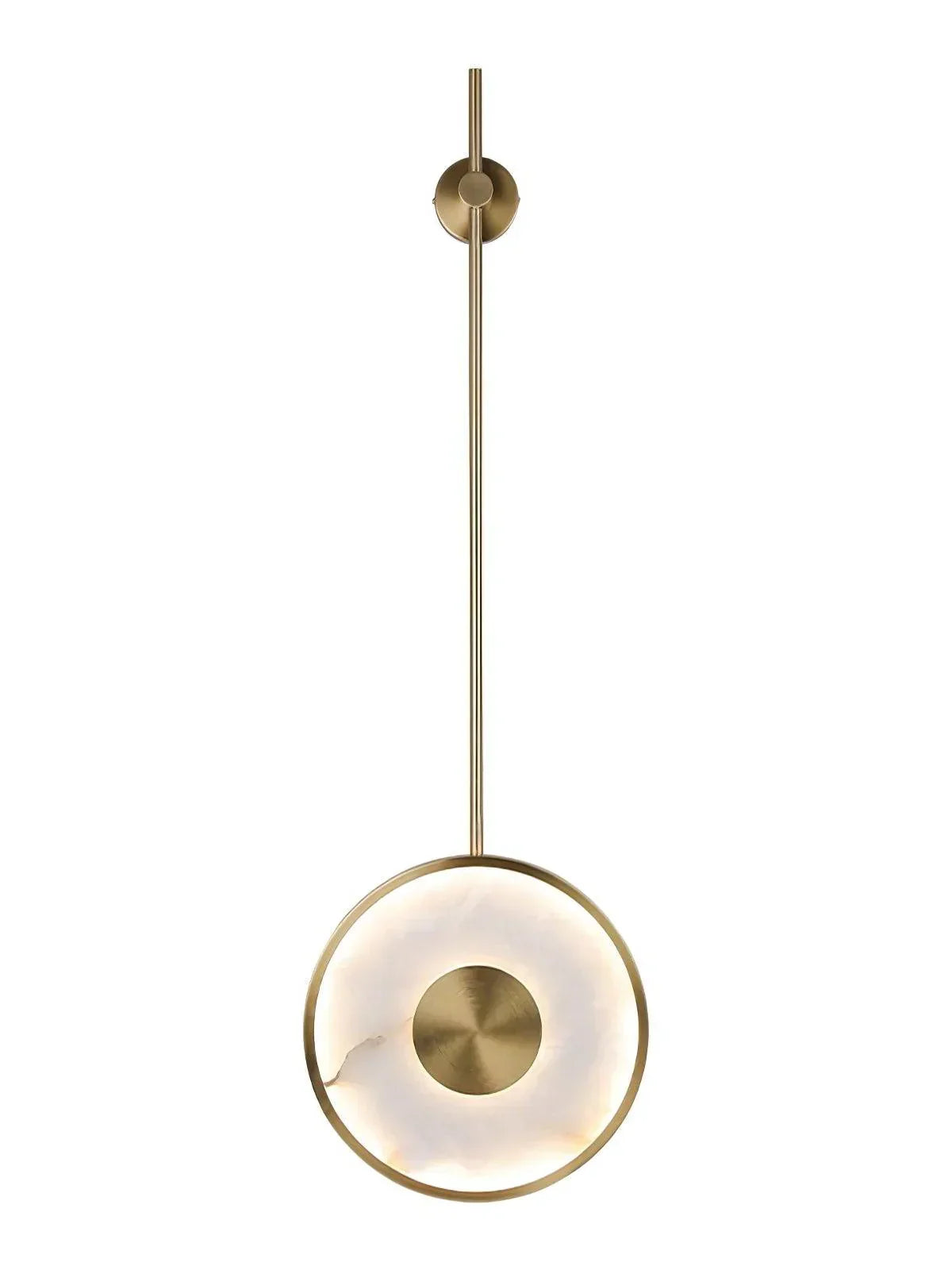 Alabaster Modern Round Strip Wall Lamp
