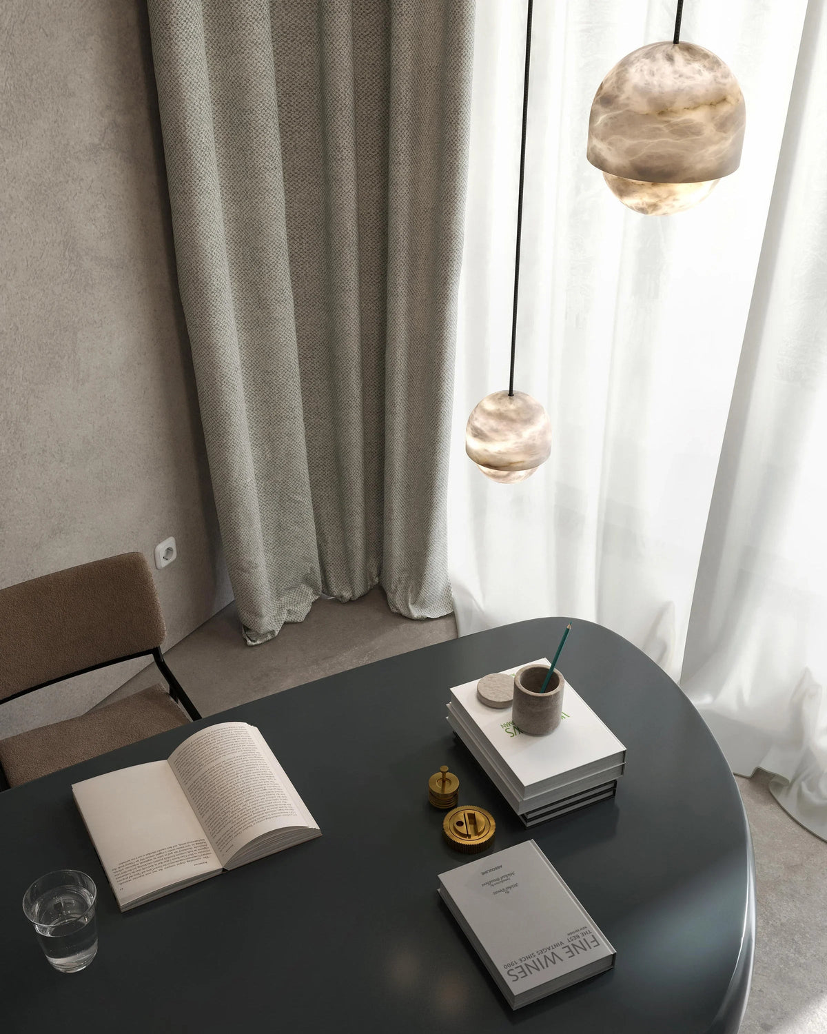 Yoko Alabaster Pendant Light