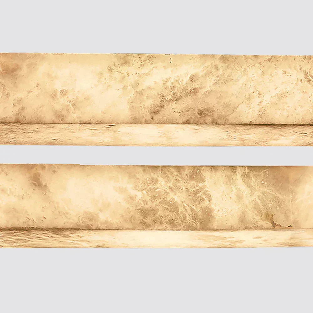Square Modern Alabaster Chandelier