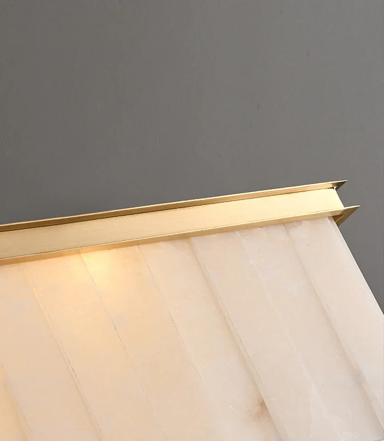 Rectangular Alabaster Chandelier