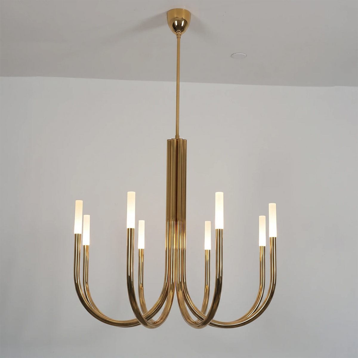 Corin Curved Arm Candle Chandelier