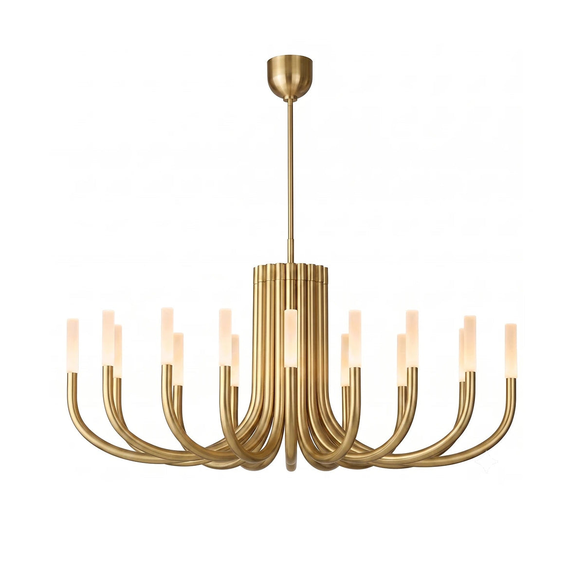 Corin Curved Arm Candle Chandelier