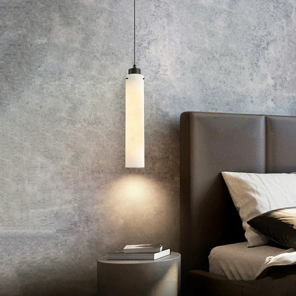 Cylinder Alabaster Pendant Lamp