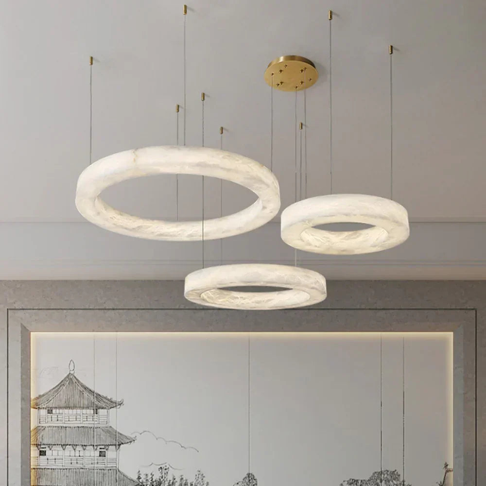 Marika Alabaster Chandelier